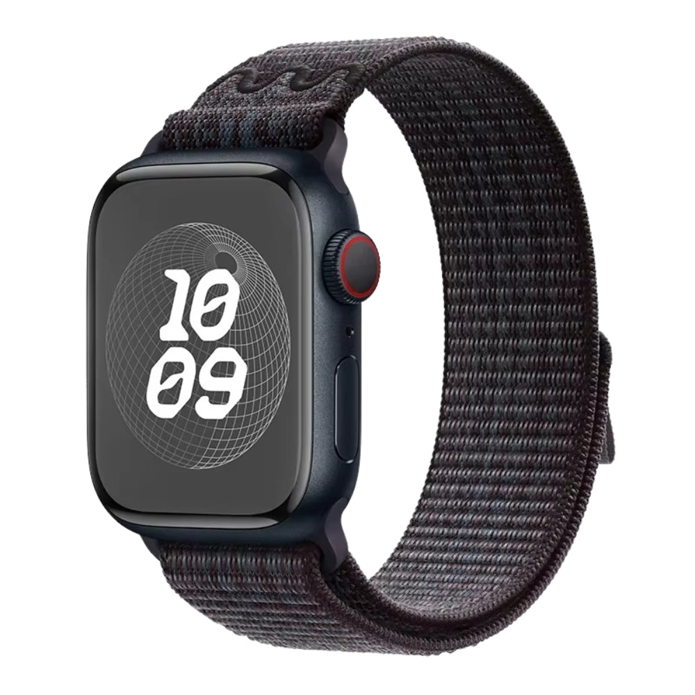 Black Blue nylon loop strap, ultra-comfortable and all-day ready.