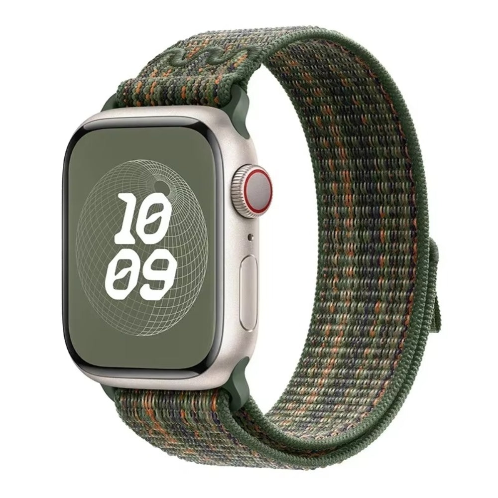 Sequoia Orange nylon sport loop, bold, rugged, and outdoor-ready.
