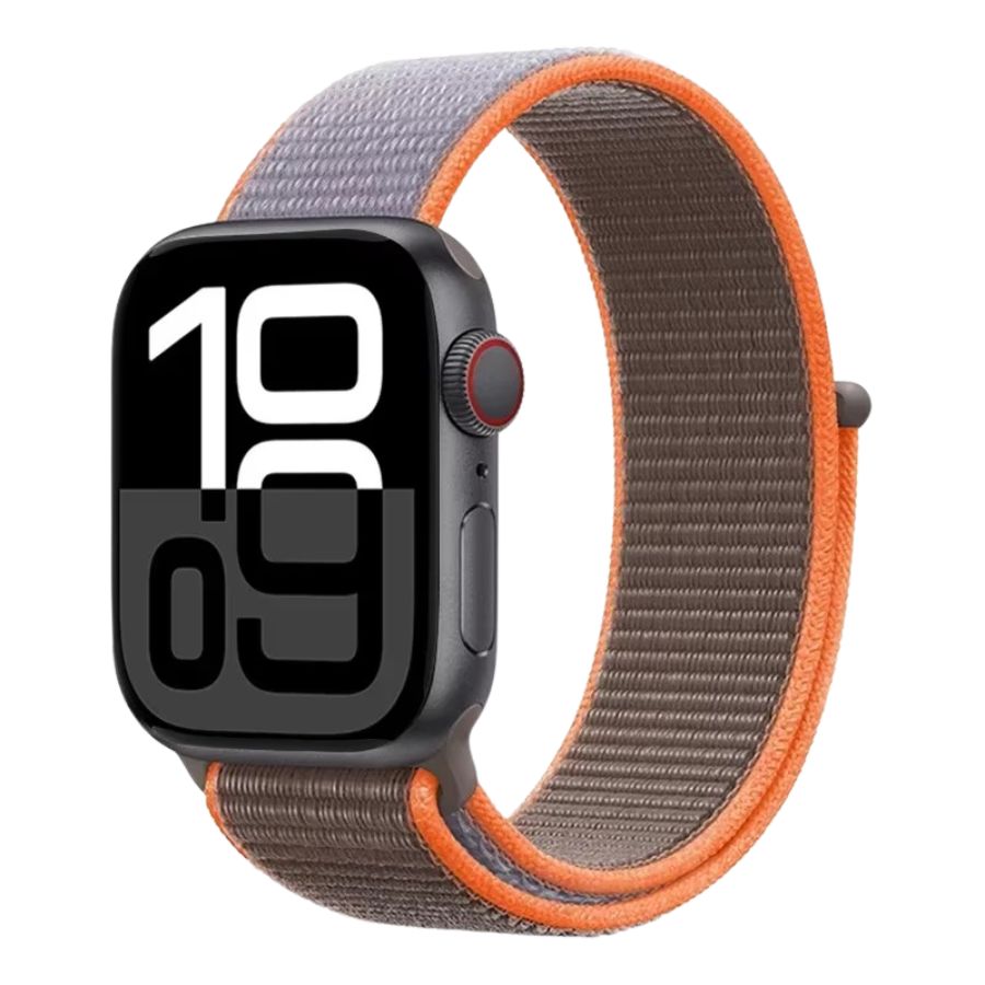 Fresh Orange Sport Loop Apple Watch band  bright, energetic, and made for movement