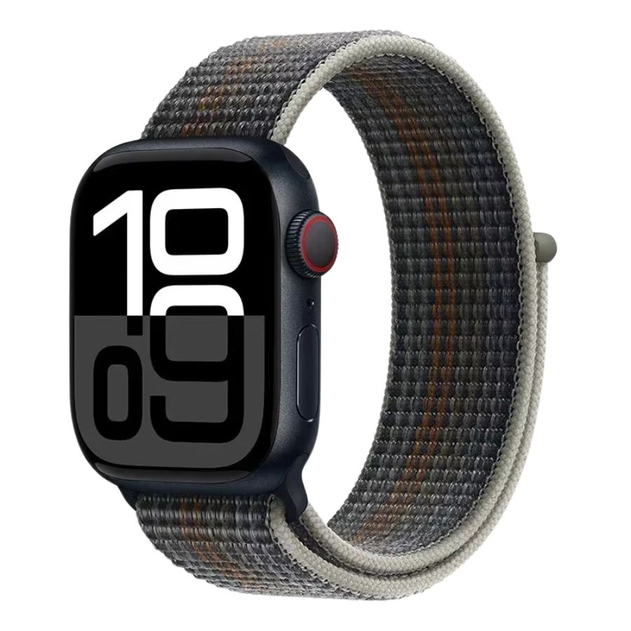 Midnight Sport Loop – dark, elegant Apple Watch band made for everyday versatility.
