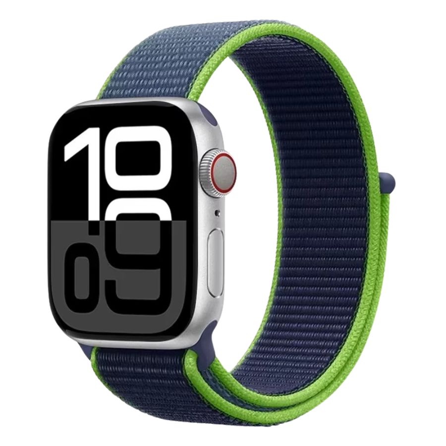 Neon Lime Sport Loop band—vibrant, breathable, and built for movement.