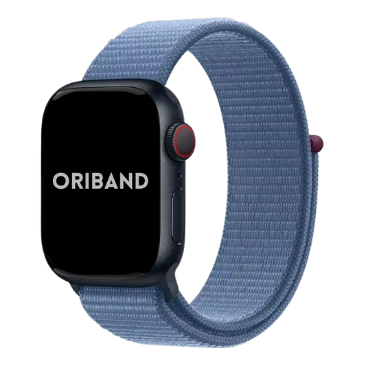 Apple Watch Sport Loop Band in Rin Blue – adjustable nylon loop