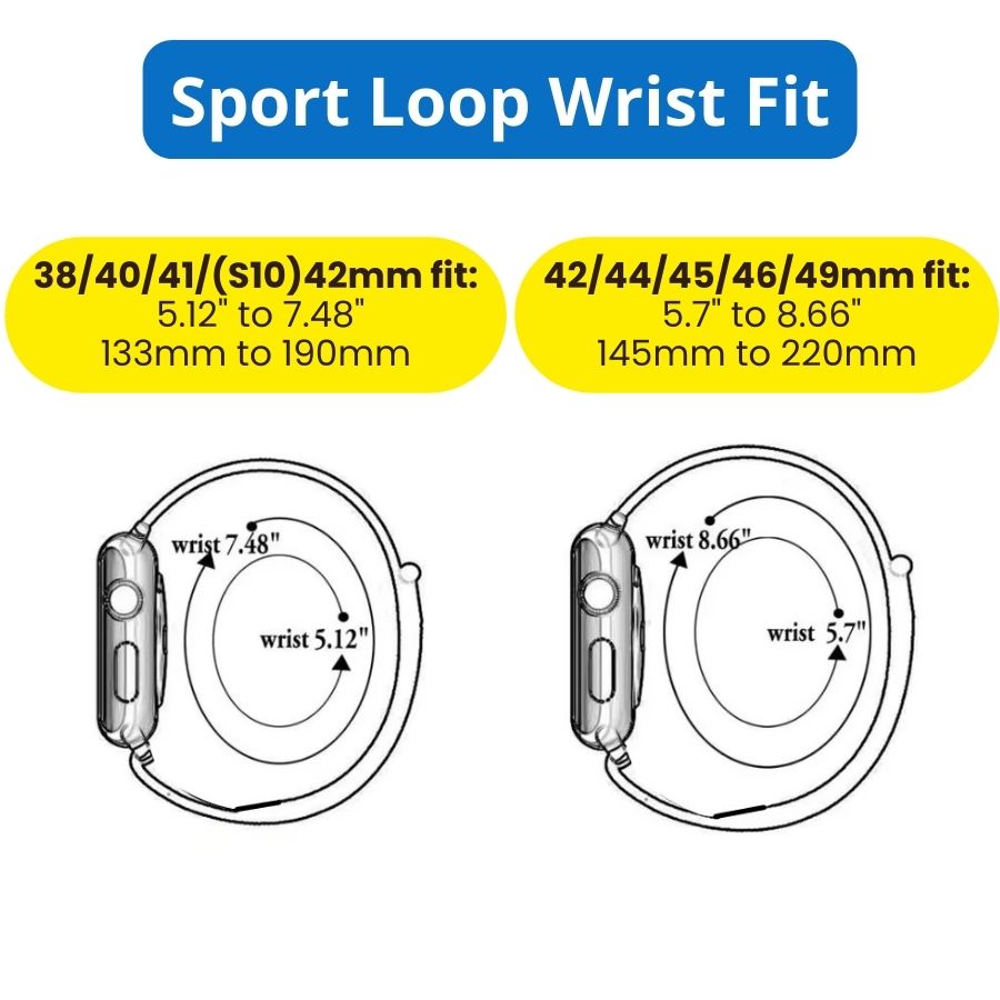 Sport loop size guide