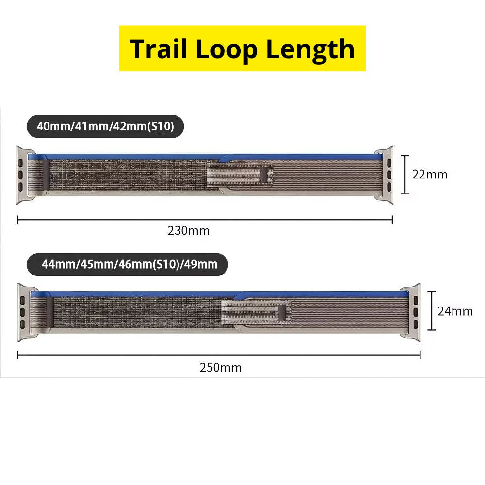 Green Trail loop for Apple Watch Ultra