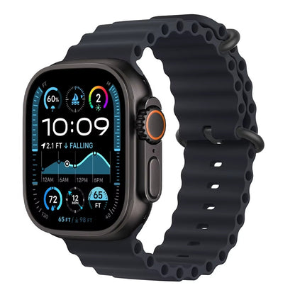 Navy Ocean Band for Apple Watch – classic nautical style with modern strength.