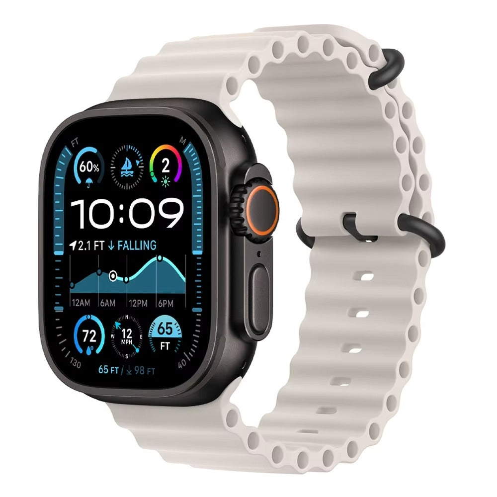 Starlight Black Ocean Band for Apple Watch – dual-tone style with top-tier durability.