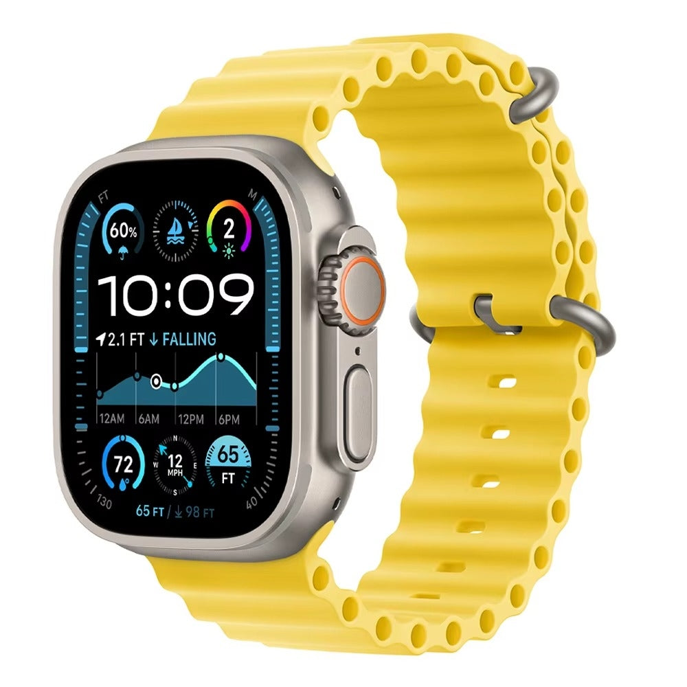 Yellow Ocean Band for Apple Watch – high-visibility, high-performance design.