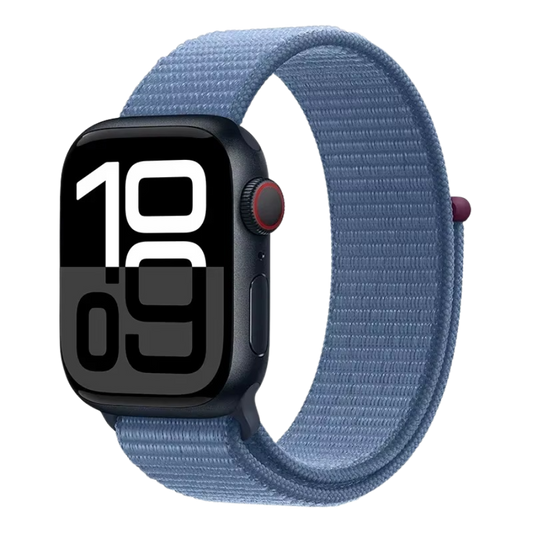 Apple Watch Sport Loop Band in Rin Blue – adjustable nylon loop