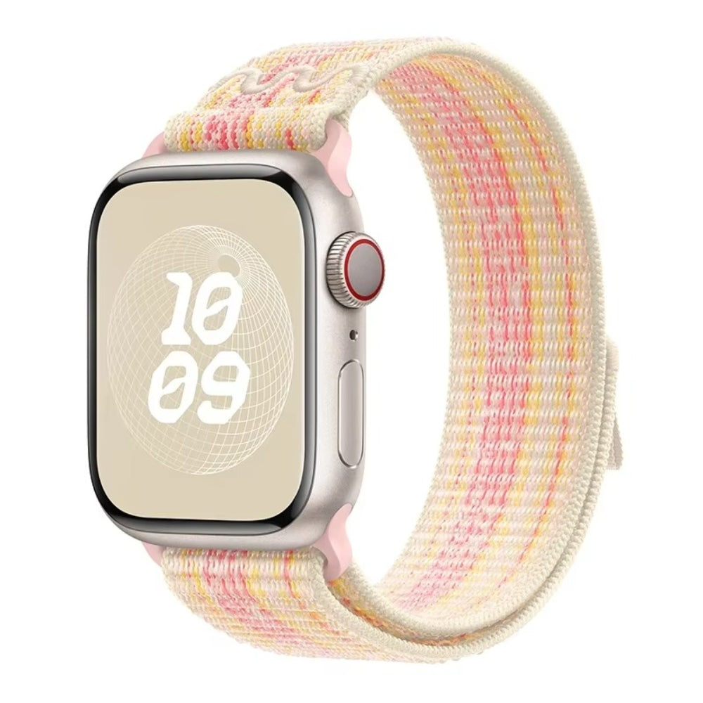 Starlight nylon sport loop, soft, breathable, and stretchy.